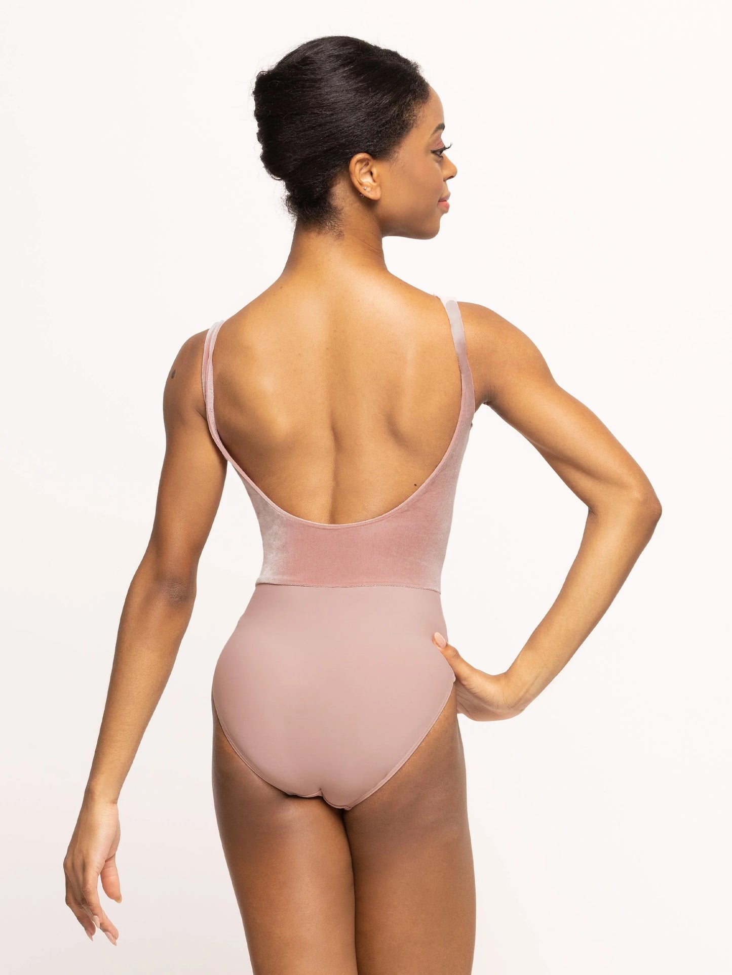 Allison Dusty Rose Velvet Leotard - Elevé