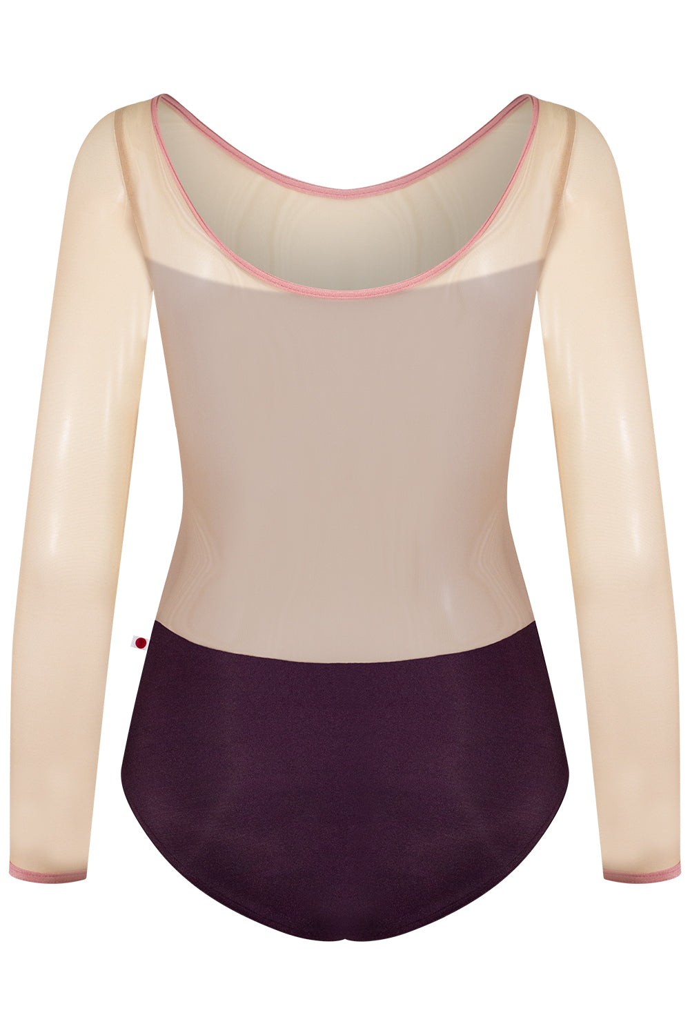 Meagan Leotard in Eggplant - Yumiko