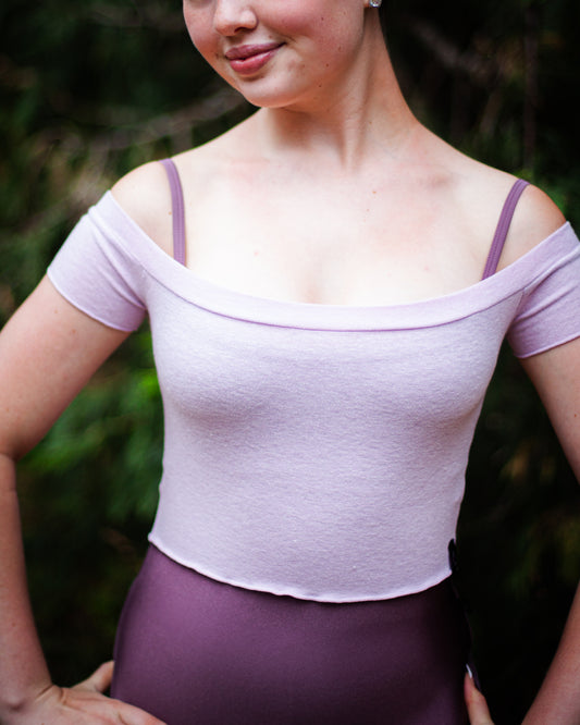 Stella Cropped Warm Up Top