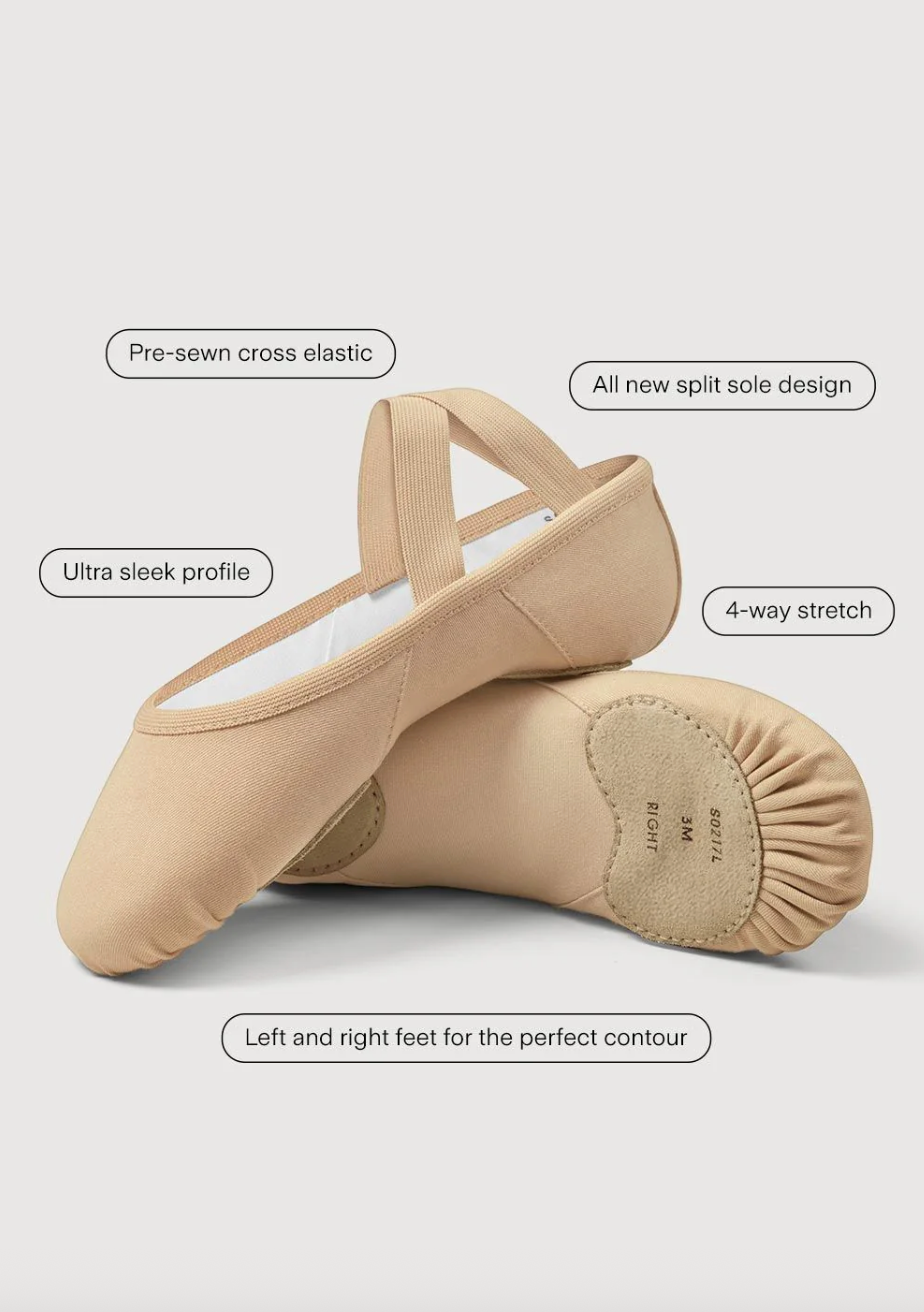 Ladies Elation Canvas Ballet Shoes