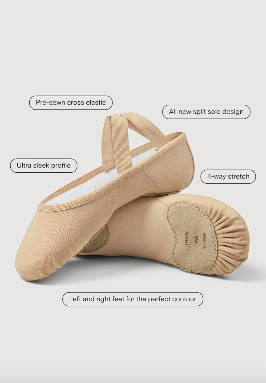 Ladies Elation Canvas Ballet Shoes