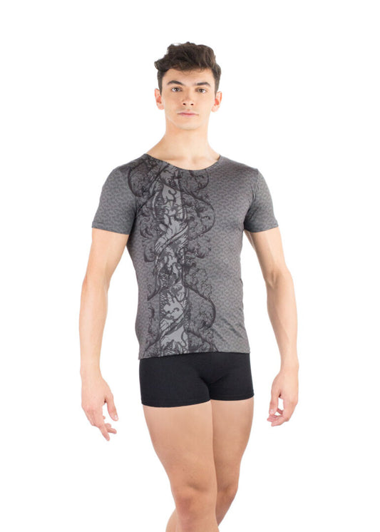 Abrax Printed Round Neck Shirt