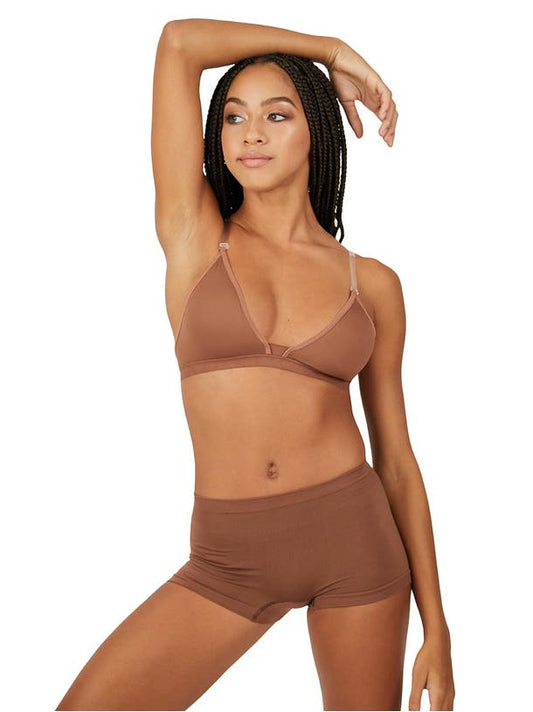Deep Neck Clear Back Bra (3777W)