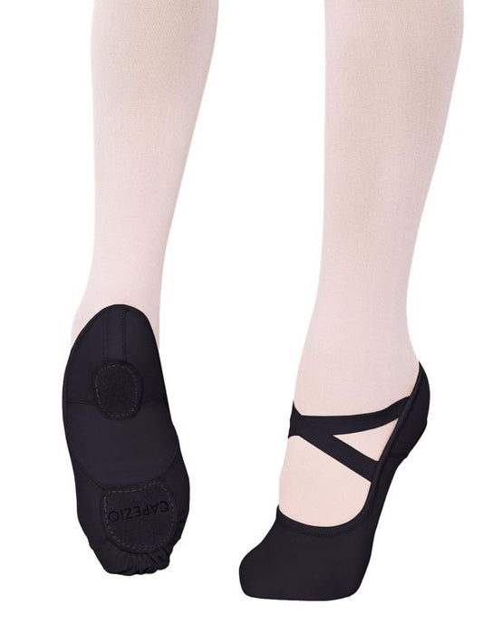 Hanami Stretch Canvas Ballet Shoe - Black (2037W)