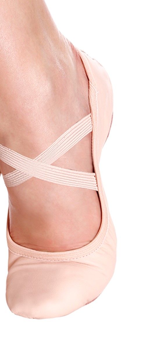 SuperPro Adult Leather Split Sole Ballet Slipper