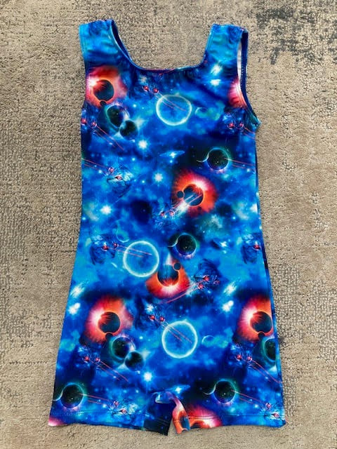 GirlPower Spacecat Biketard