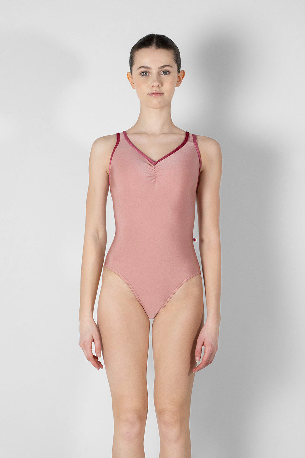 Tiffany Leotard in Antique Rose - Yumiko