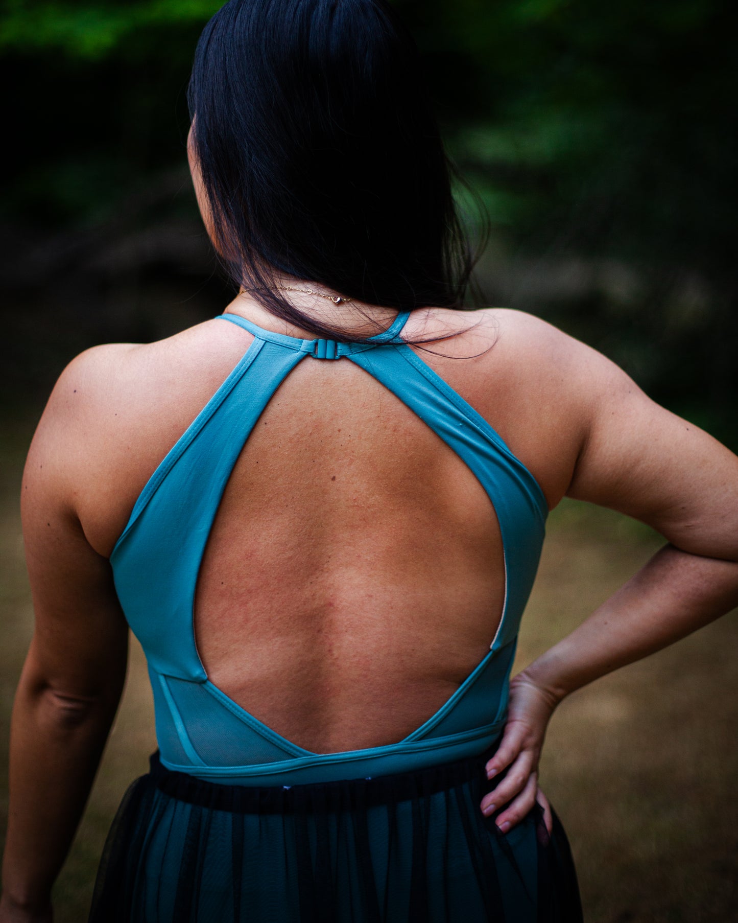 Danznmotion Adult Brigitte Halter Corseted Waist Leotard (21105A)