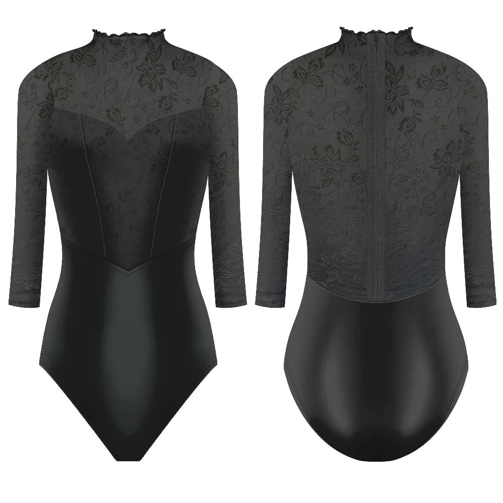 Snowflake Lace Leotard (L0100L)