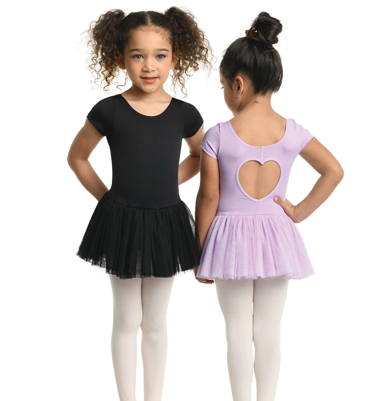 Kids Penny Cap Sleeve Heart Dress (23209C)