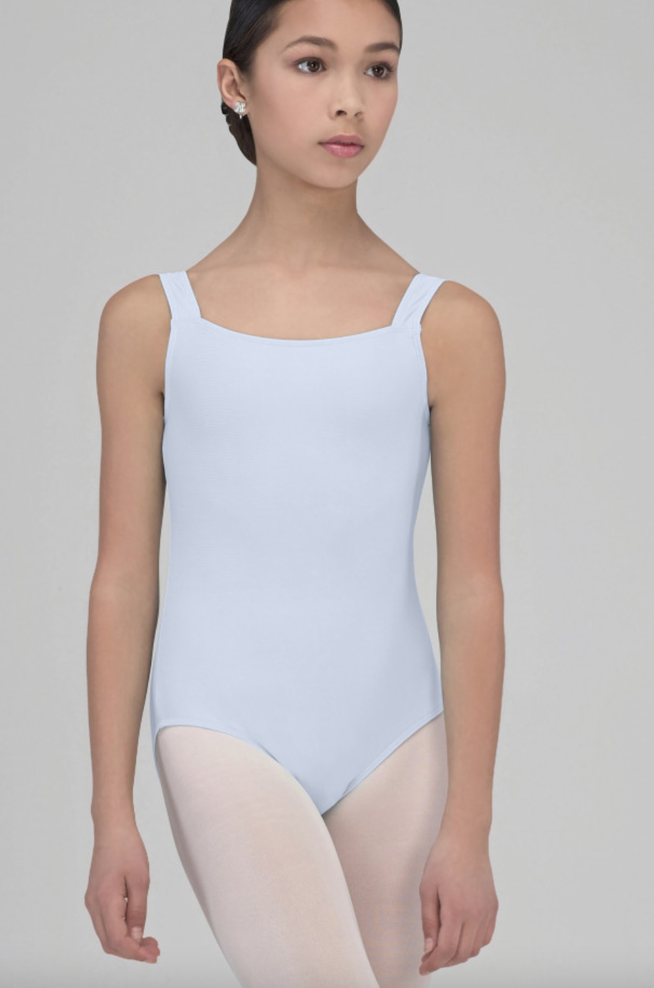 Emeraude Child Square Cut Tank Leotard