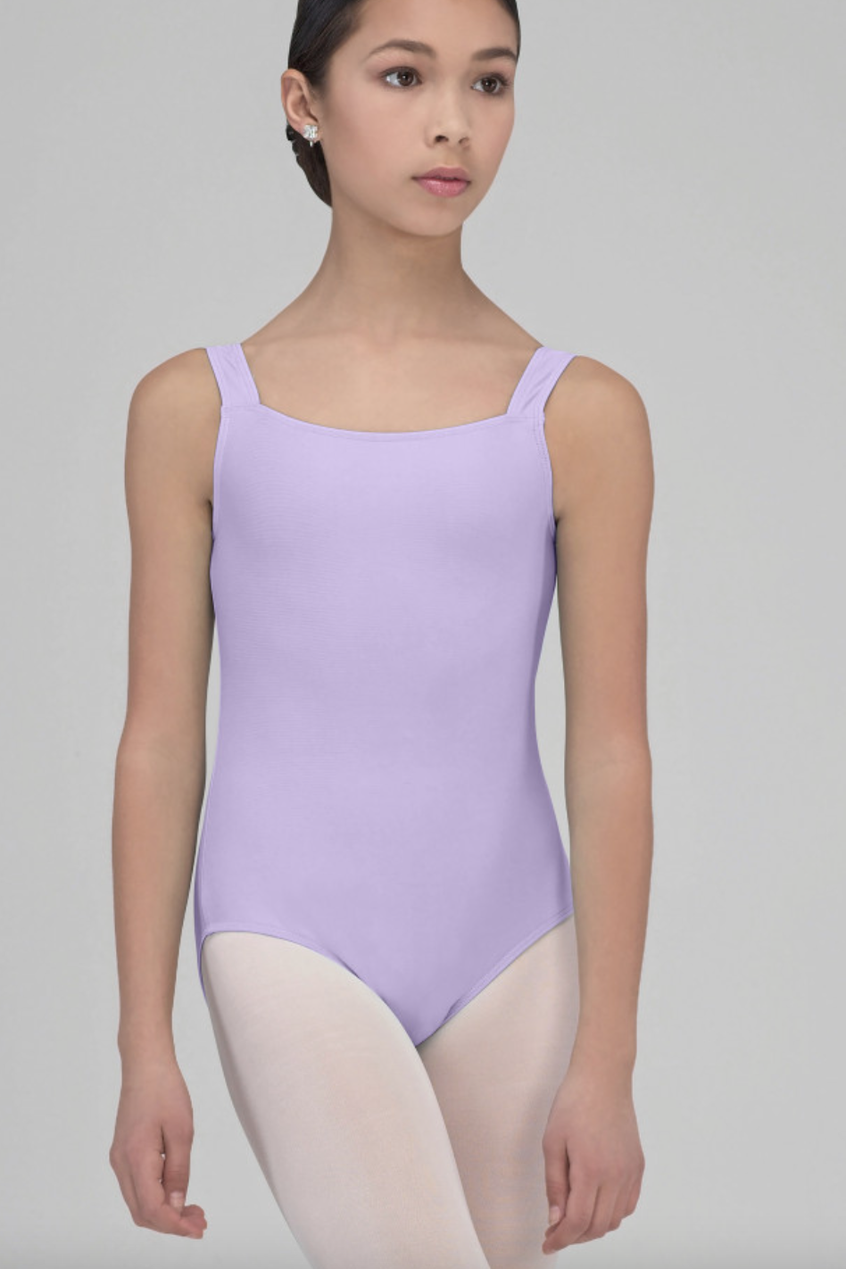 Emeraude Child Square Cut Tank Leotard