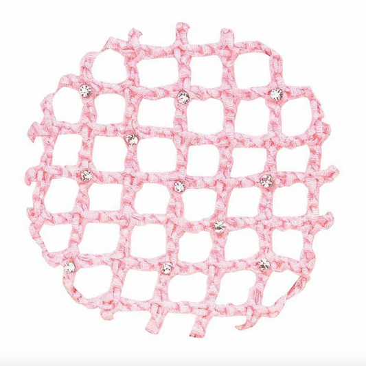 Large Rhinestone Bun Cover
