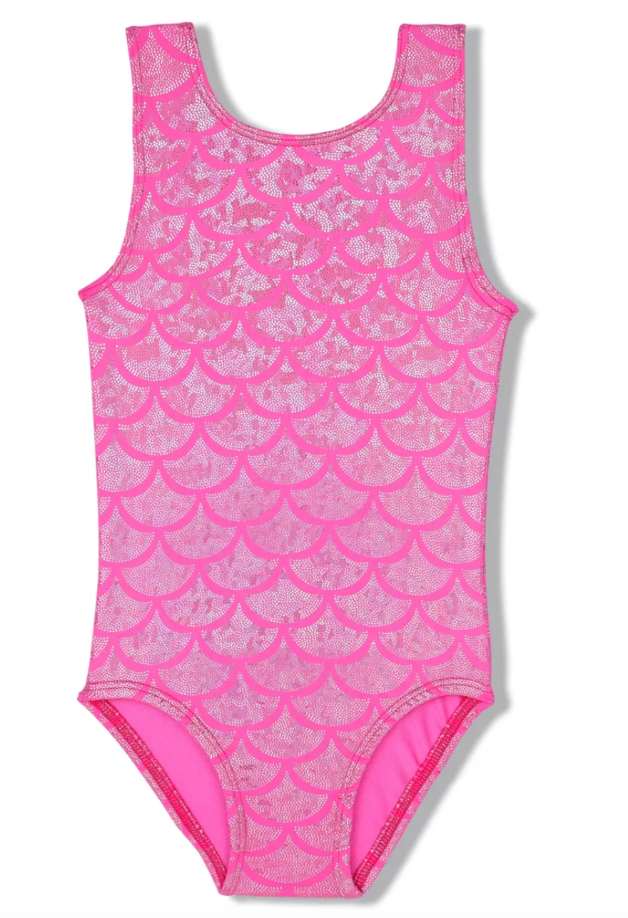 Pink Mermaid Shimmer Leotard