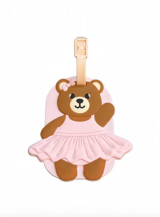 Ballerina Bear Luggage Tag - American Dance Supply (LT001)