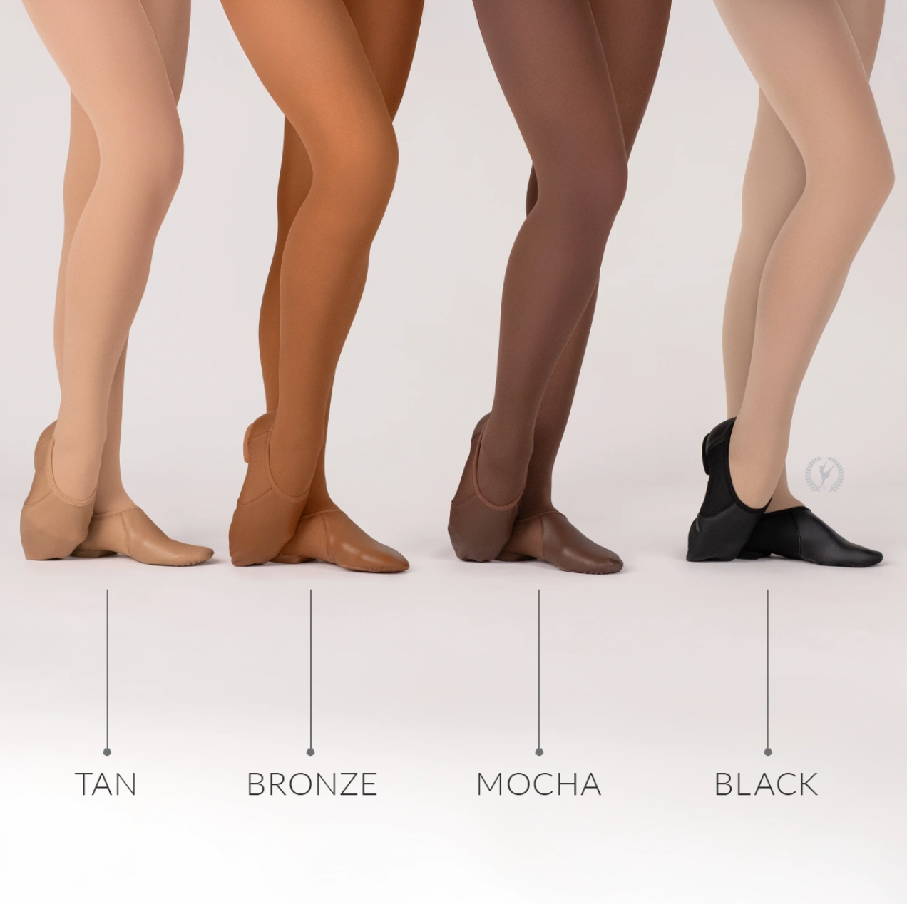 Axle Split Sole Slip-On Jazz Shoes - Eurotard