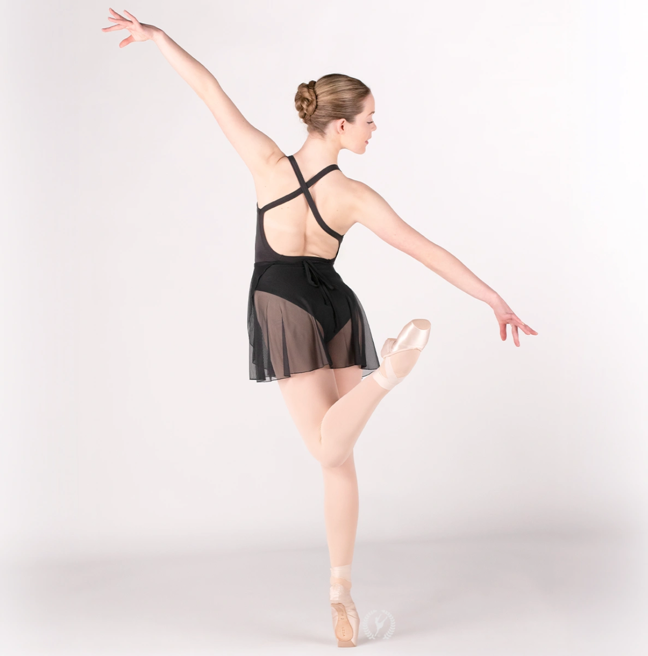 Womens Mesh Wrap Skirt - Eurotard