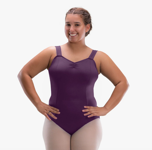 Adult Tank Leotard with Princess Seams - Curvy Sizes - So Danca