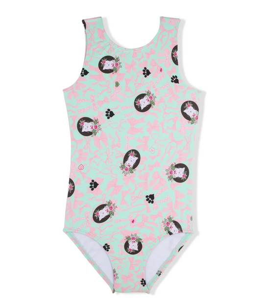 Kitty Bows Leotard - Girl Power Sport
