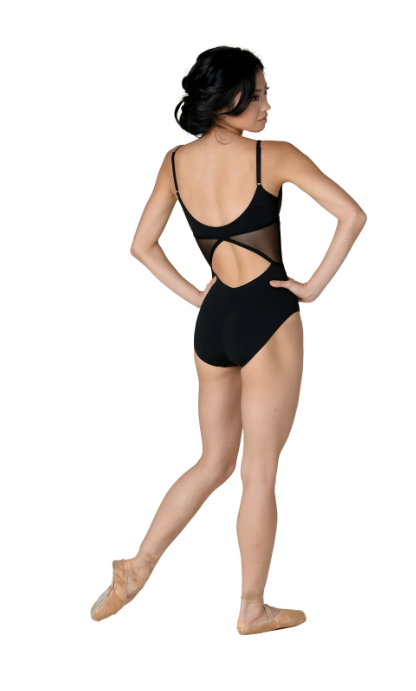 Danznmotion Alexis Camisole Leotard with Mesh Inserts (21100A)