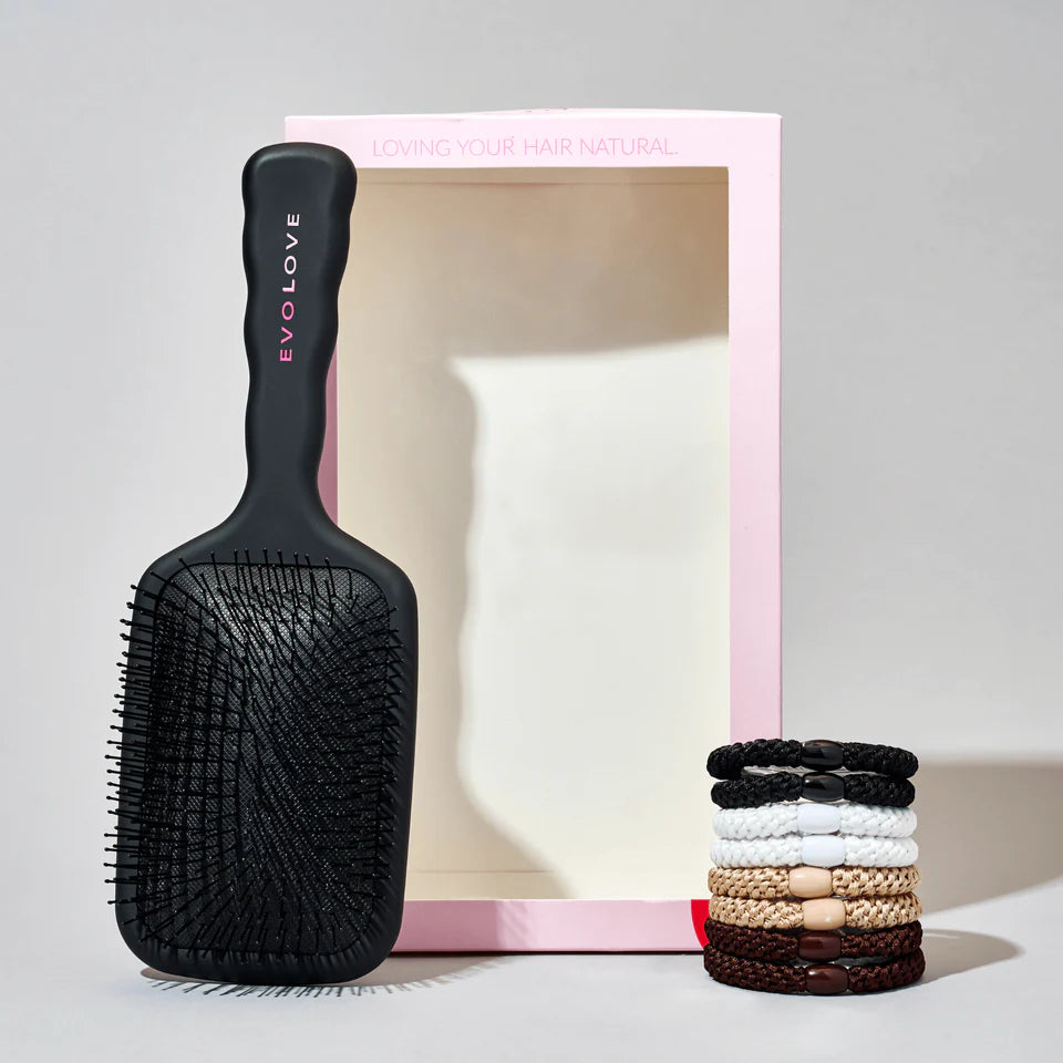 Brush & Hair Tie Set - Evolove