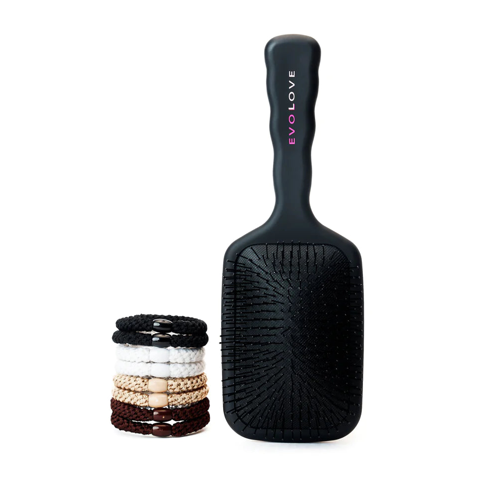 Brush & Hair Tie Set - Evolove