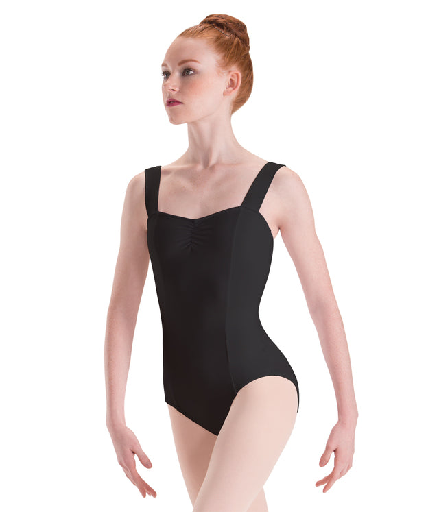 Pinch Front Wide Strap Princess Leotard (2643)