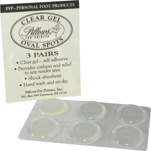 Clear Gel Oval Spots - Pillows for Pointes