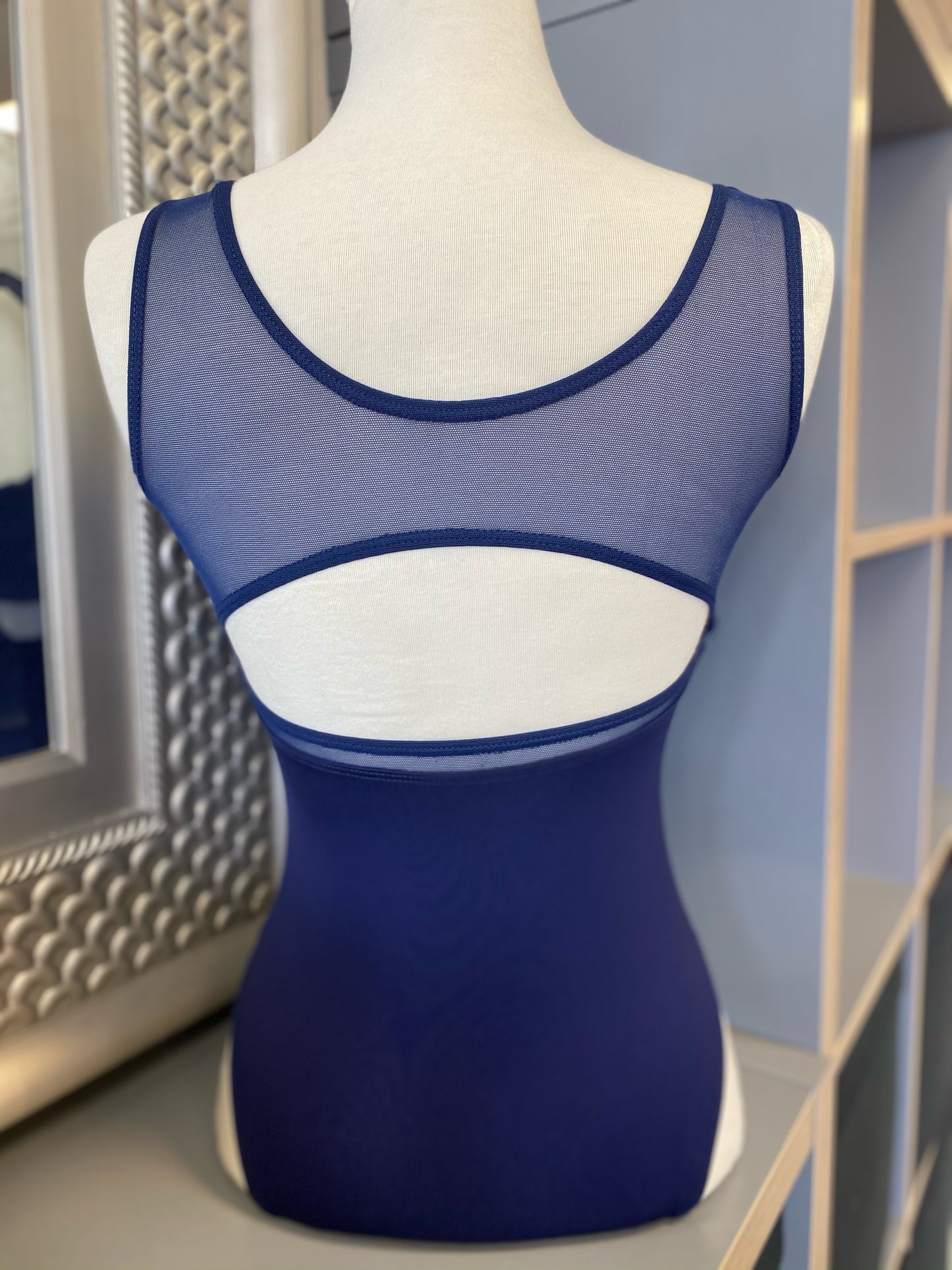 Mesh Insert Tank Leotard (2268)