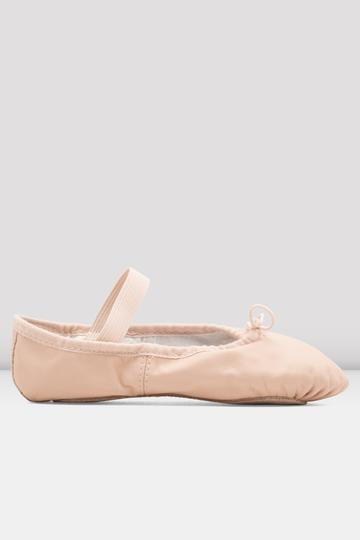 Childrens Dansoft Leather Ballet Shoes - Pink (205G)