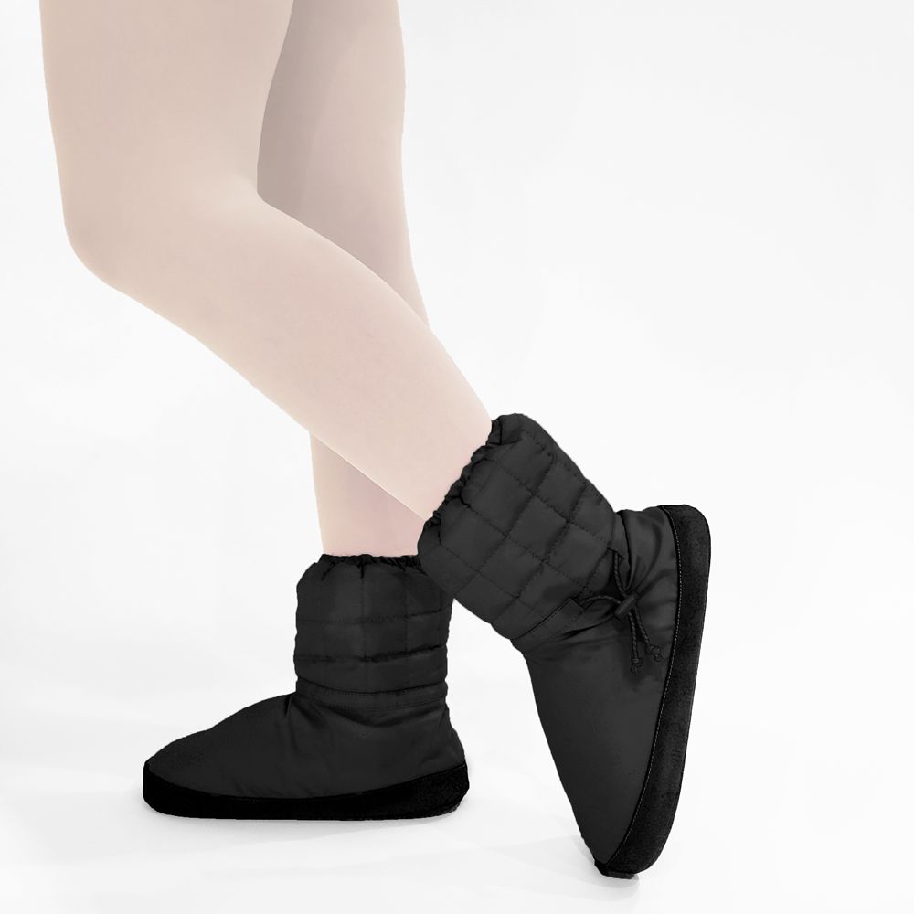 Quilted Warmup Booties - Russian Pointe