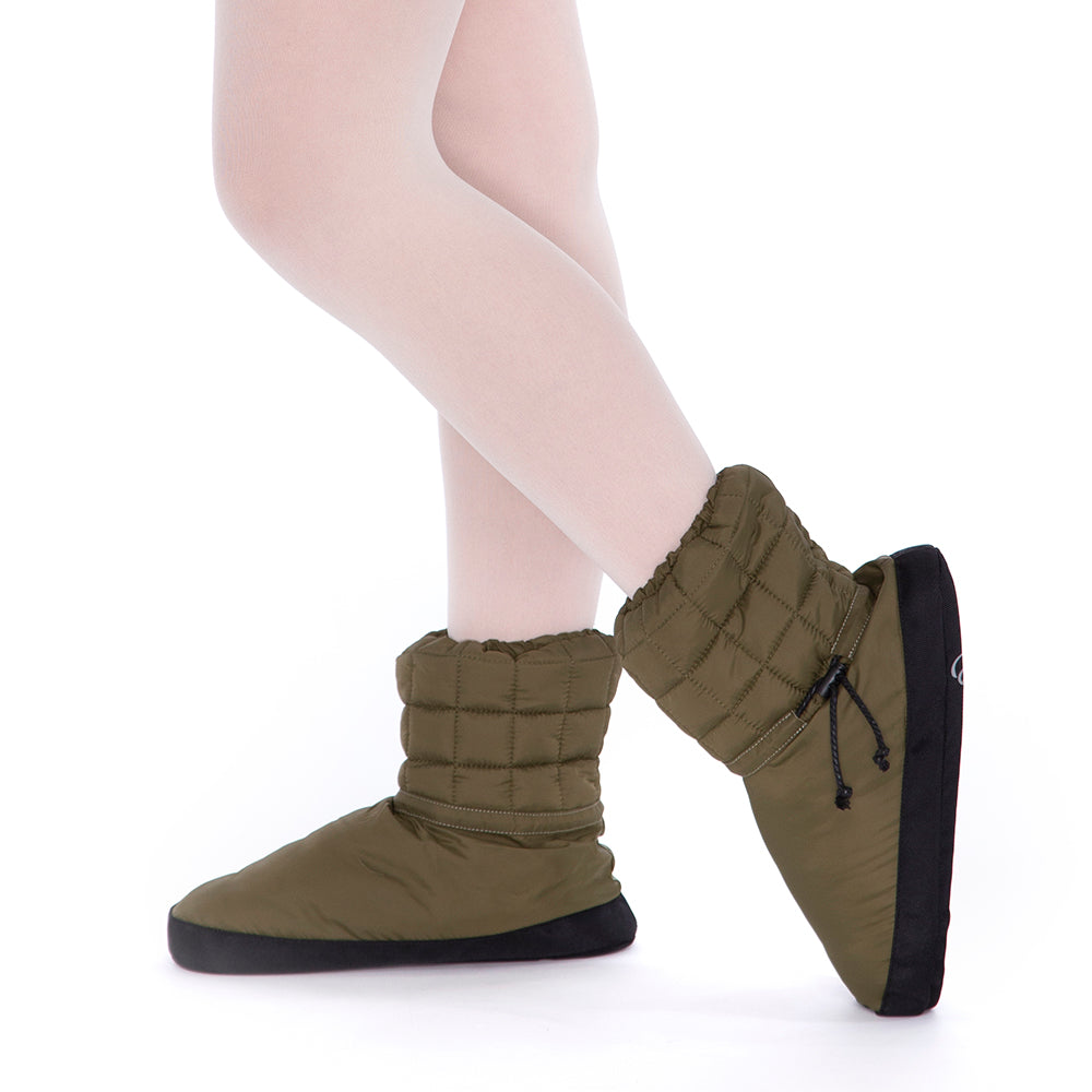 Quilted Warmup Booties - Russian Pointe