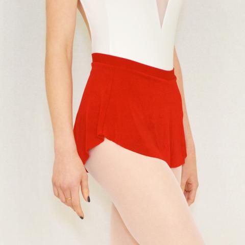 Bullet Pointe Skirt - Red