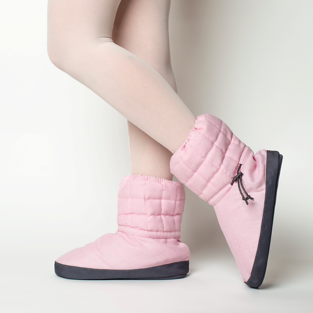 Quilted Warmup Booties - Russian Pointe