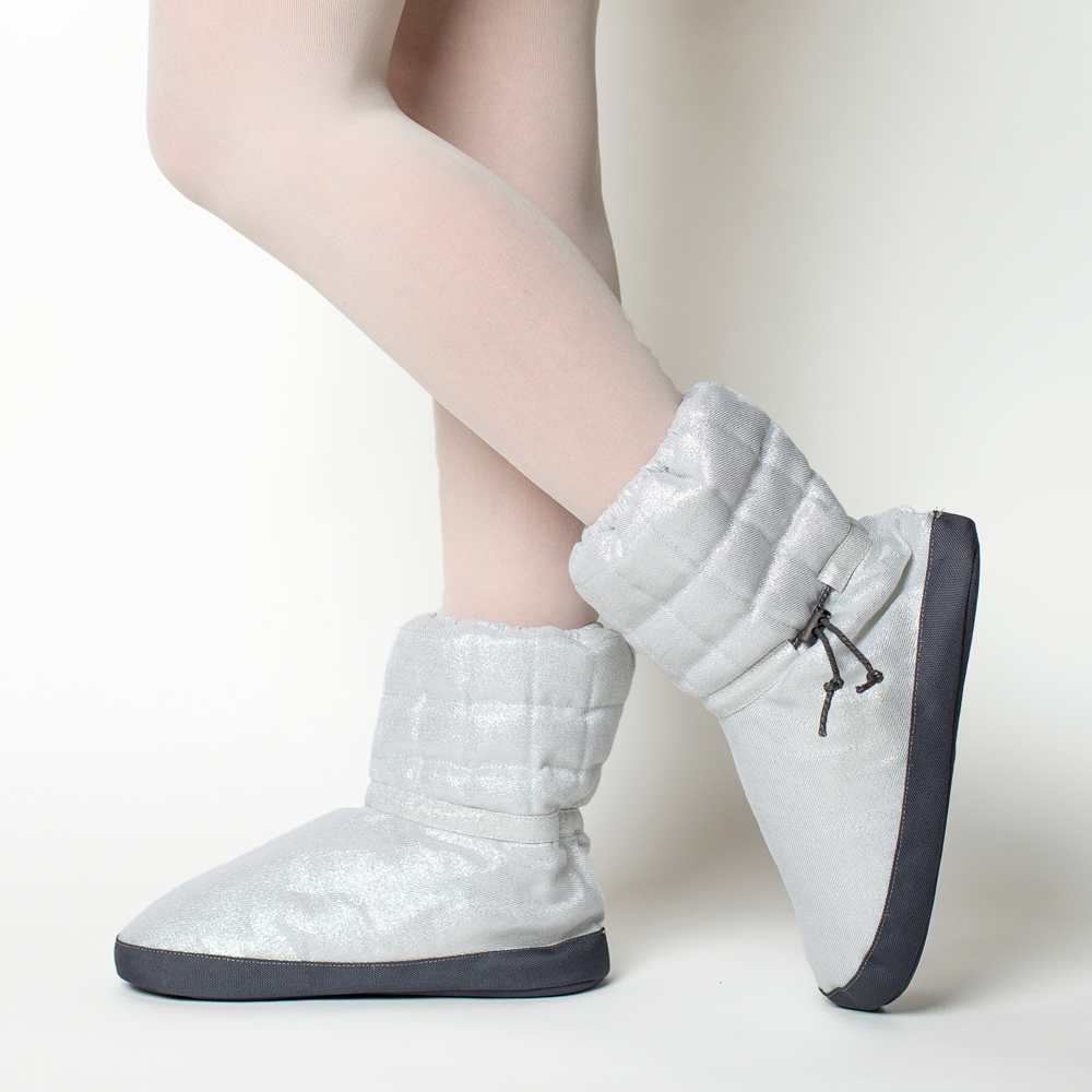 Quilted Warmup Booties - Russian Pointe